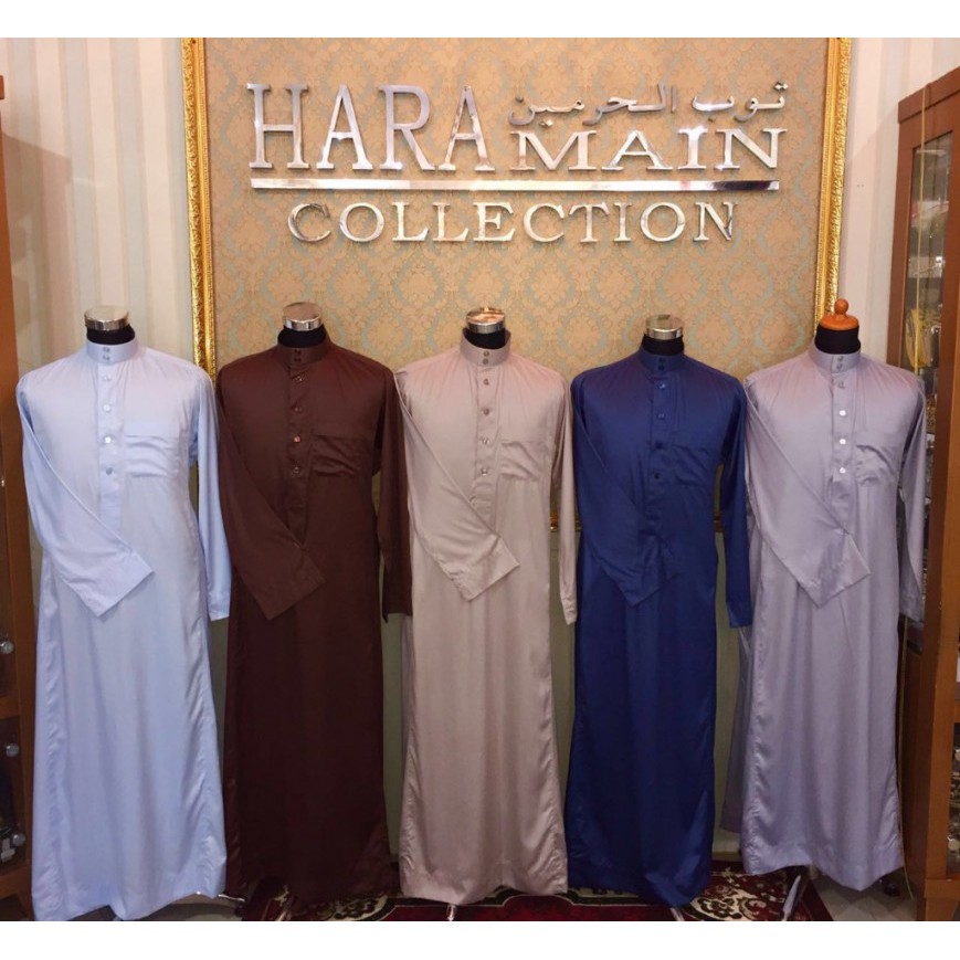 Gamis Pria  Dewasa Jubah  Haramain  Vietnam Polyester Jubah  