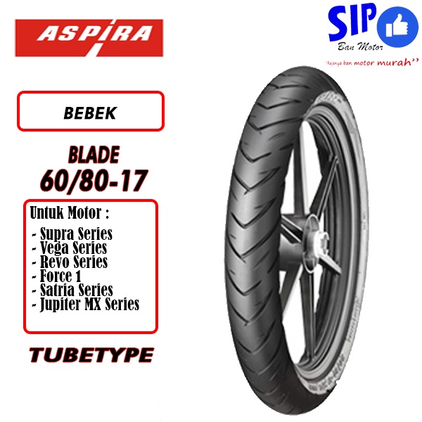 Ban motor bebek Aspira Blade 60 80 17 Tubetype