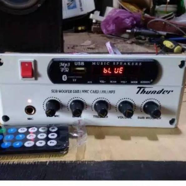 Dijamin Miring harga.. Kit amplifier speaker aktif mono filter subwoofer 150 watt + mp3 bluthoot dan
