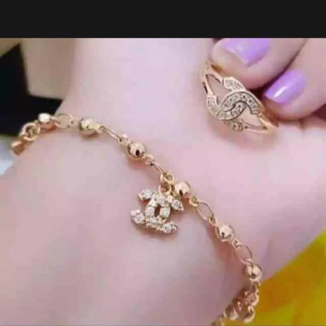 Xuping-Gelang tangan wanita-jurai chanel free cincin chanel gold