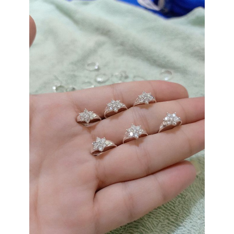 CINCIN ANAK PERAK 925 LAPIS MAS PUTIH