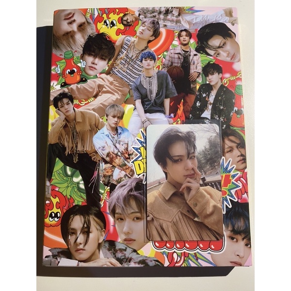 album only nct dream hot sauce chilling pc photocard jeno chilling jisung chenle cafe