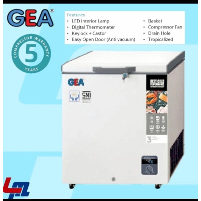 Box Freezer GEA 100 Liter AB-108R / AB108R / AB 108R