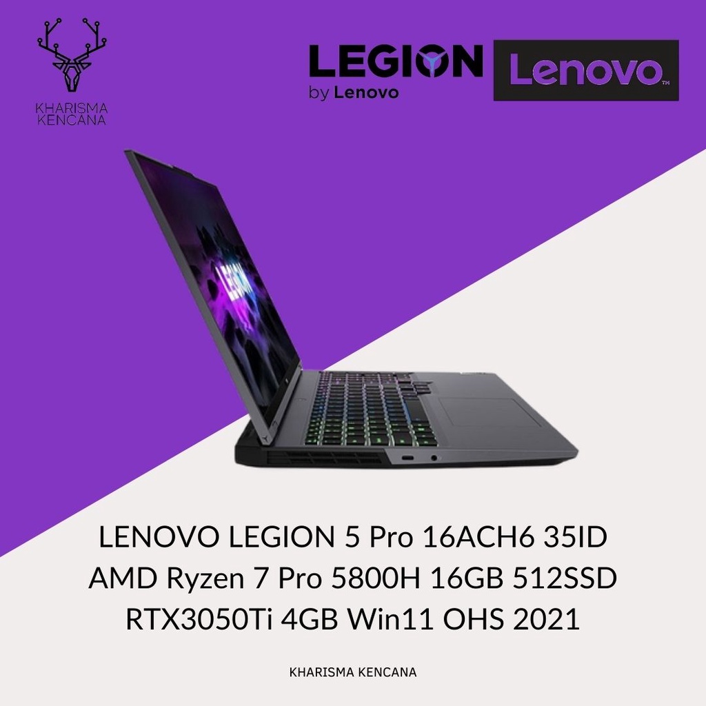 LENOVO LEGION 5 Pro 35ID AMD Ryzen 7 5800H 16GB 512SSD RTX3050Ti 4GB-2