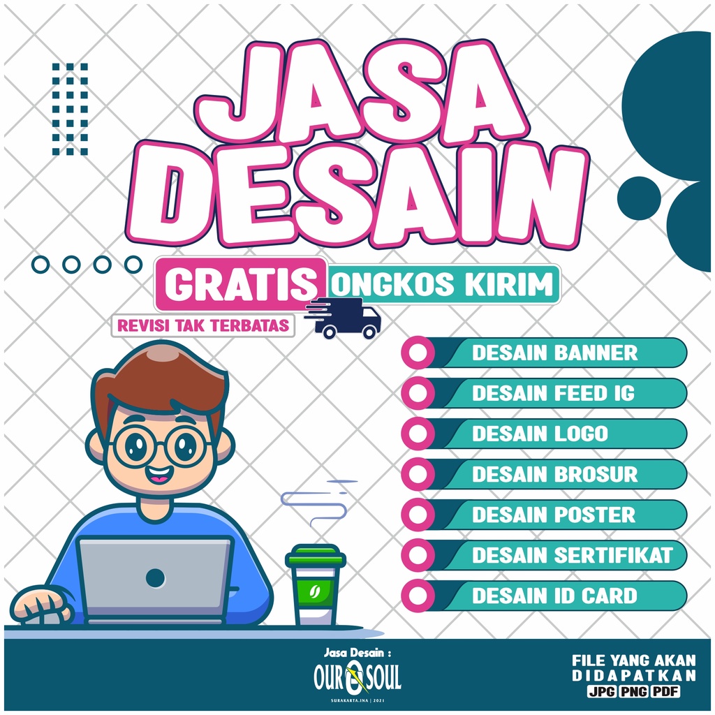 Jasa Desain Brosur, Feed Ig, Logo, Banner, Spanduk, Menu Makanan