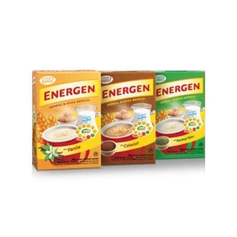 

ENERGEN COKLAT / ENERGEN VANILA / ENERGEN KACANG HIJAU