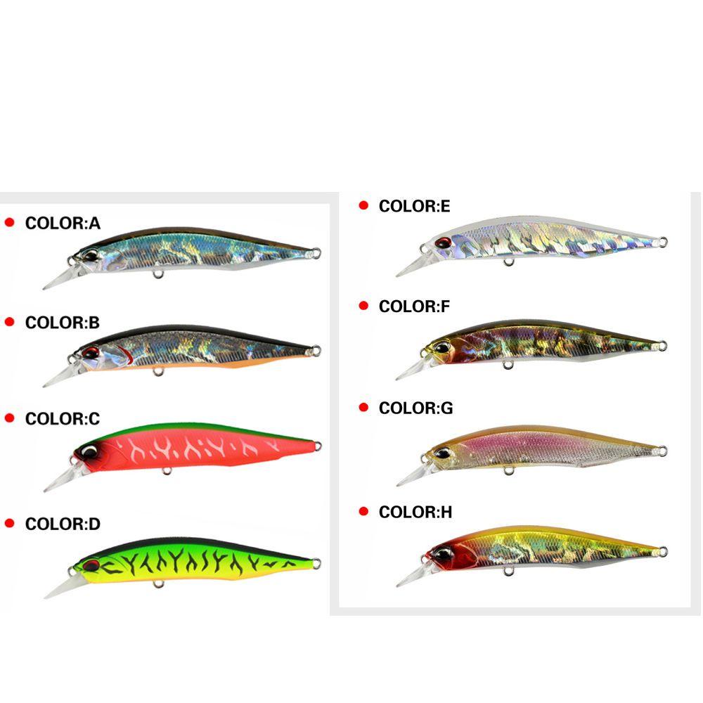 Top Minnow Lures 85mm/8g Crankbaits Tackle Memancing Musim Dingin Luar Ruangan