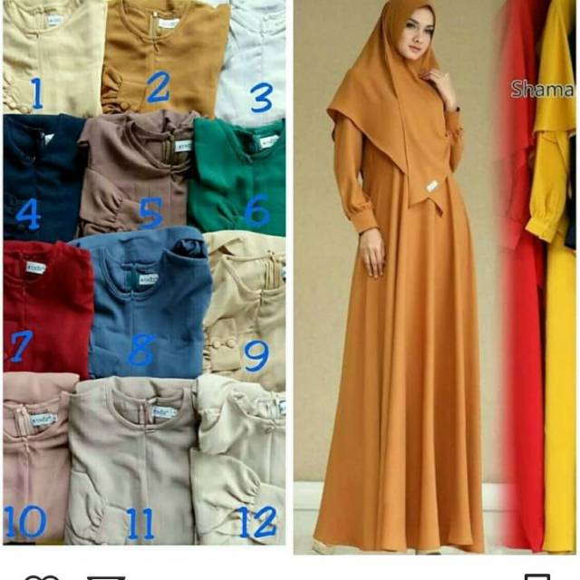 Gamis samara set ori Arniz
