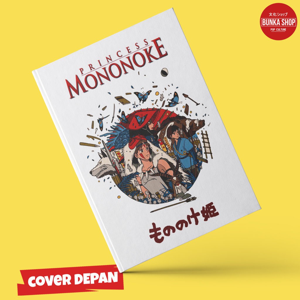 

Note Book Hardcover Anime Princess Mononoke Ukuran A5 Buku Tulis Catatan Note Agenda Planner Jurnal Notebook Gift Couple