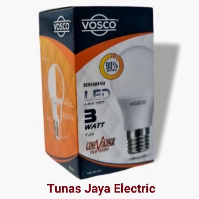 Bohlam LED 3W A-Bulb VOSCO