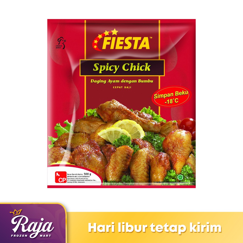 

Fiesta Spicy Chick 500gr / Spicy Chick / Frozen Food / Kentang Beku / Makanan Beku