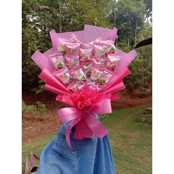 Buket Yupi Mini Buket permen buket mini buket yupi premium buket Snack buket bunga flower hampers hadiah