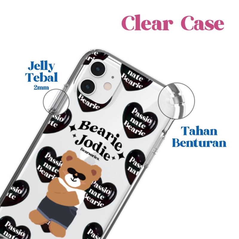 Casing HP Softcase / Clear Case ios android Passionate Bearie Jodie