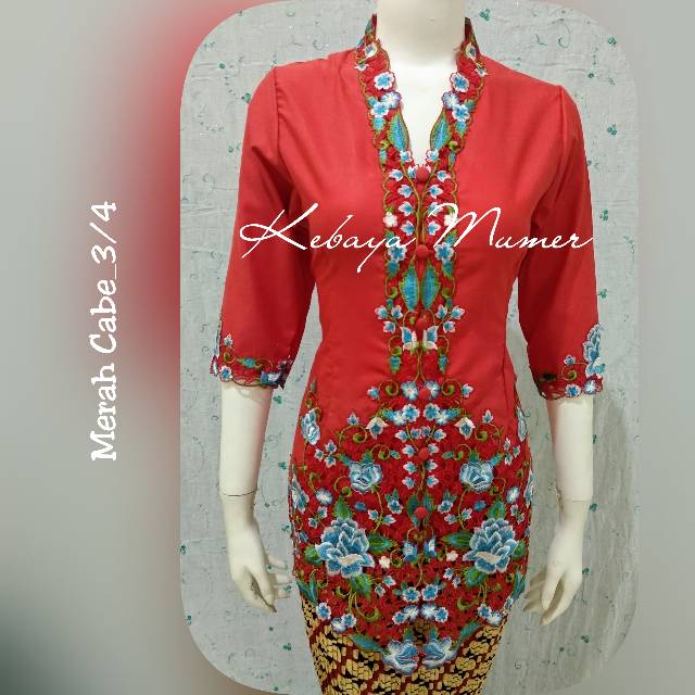 Kebaya Kerancang. Kebaya Encim. Kebaya Murah. Kebaya Bordir. Kebaya Kerancang Warna. Seroja. Kebaya Merah. Merah. Kebaya Toska. Kebaya Hijau