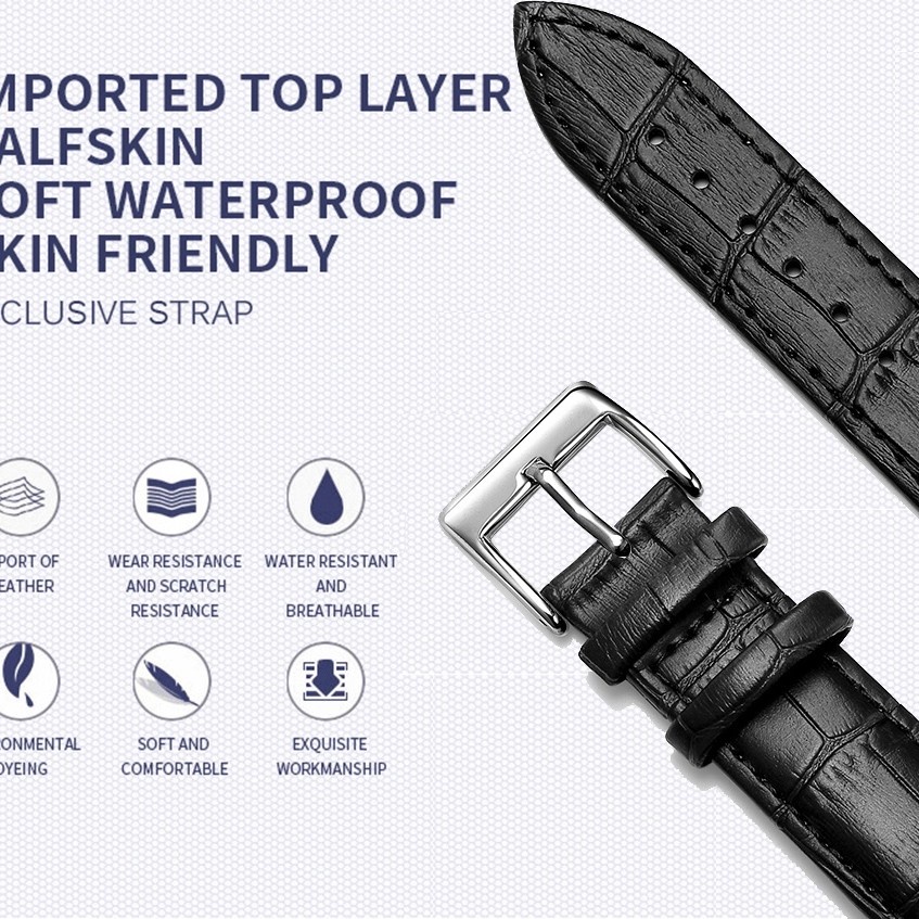 STRAP SAMSUNG GALAXY WATCH 4 CLASSIC 40 42 44 46MM MODEL KULIT BUAYA
