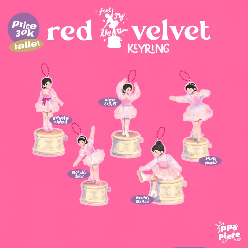 RED VELVET FEEL THE RHYTHM KEYRING