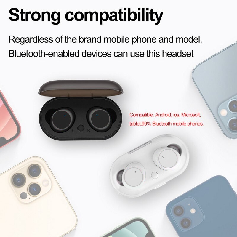 Headset Bluetooth TWS-02 Wireless Earphone