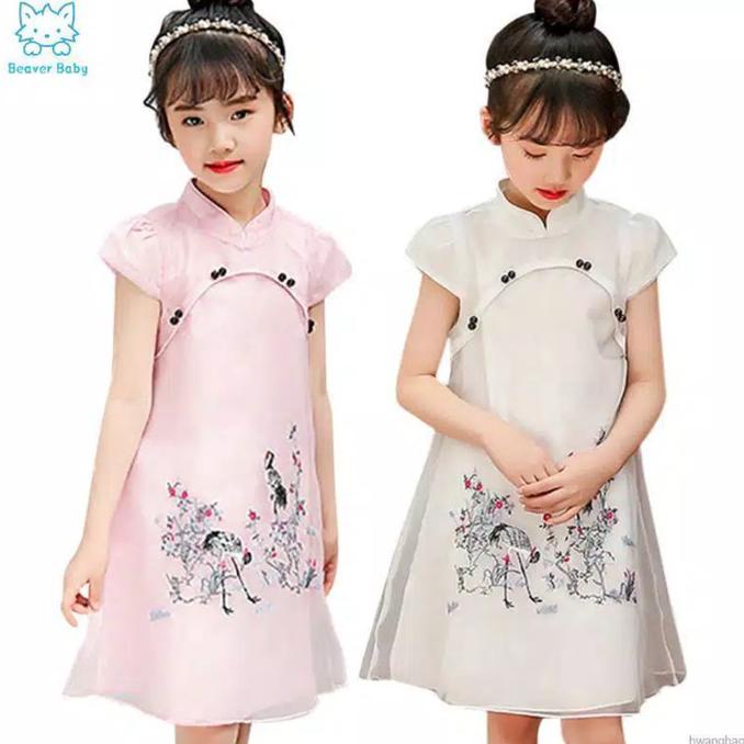 Baju Natal. Anak Perempuan Cheongsam Anak. Baju Imlek Anak Perempuan.