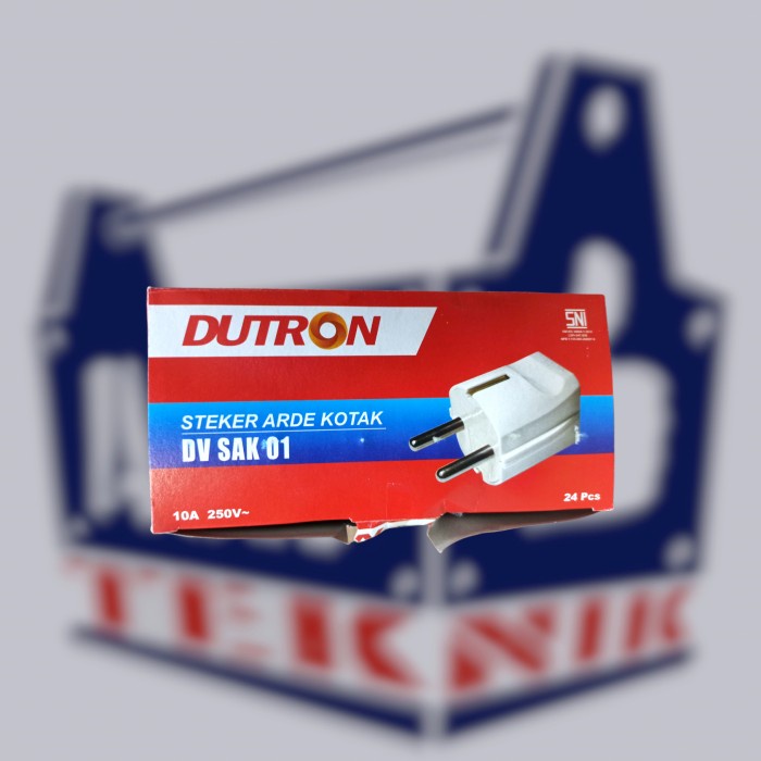 Steker arde kotak Dutron DV-SAK 01 murah meriah eceran