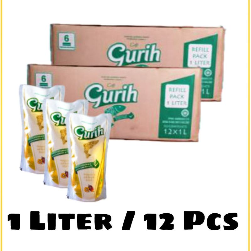 

Minyak Goreng Gurih 1L EXP:2026 (1Liter/12Pcs)