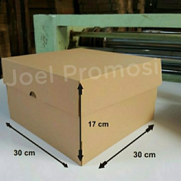 

BISA COD Kardus 30x30x17 cm/box/karton packaging/dus bolu/kue tar