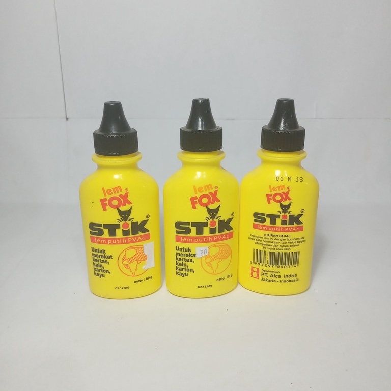 

Lem Fox Stik PVAc 60 gram || 150 gram