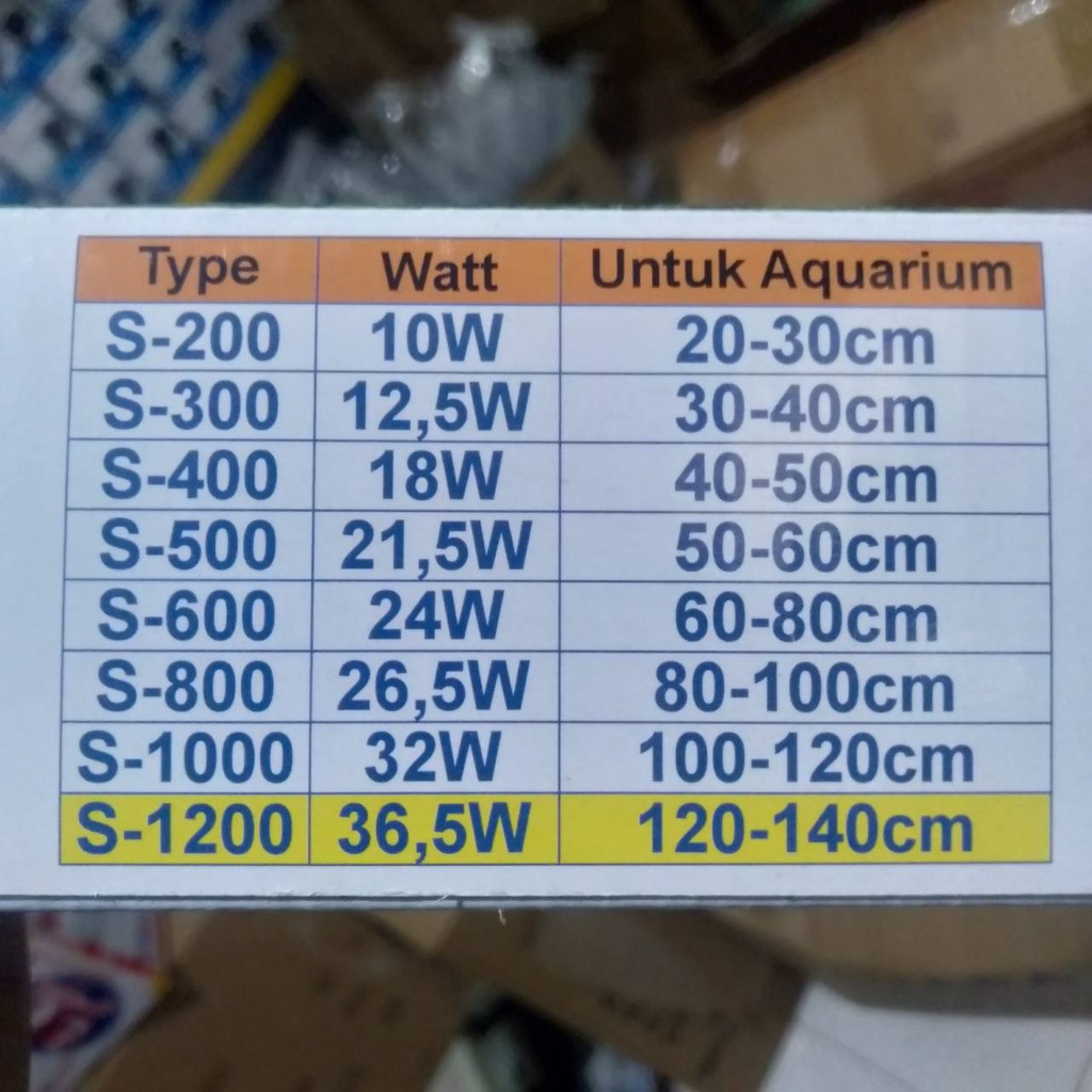 KANDILA S 1200 /  KANDILA S1200 LAMPU LED AQUARIUM 120-140 CM 36.5 W LAMPU AQUARIUM GANTUNG