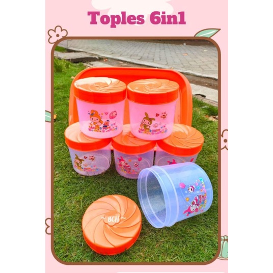 SET TOPLES POLOS PLUS NAMPAN (6 IN 1) SERBAGUNA TERMURAH