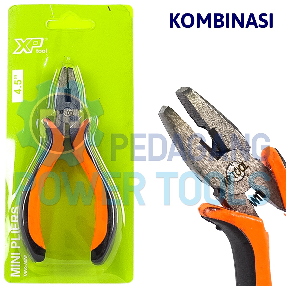 XP TOOL TANG KOMBINASI MINI 4.5&quot; INCH JEPIT KABEL KAWAT BUAYA PLIERS