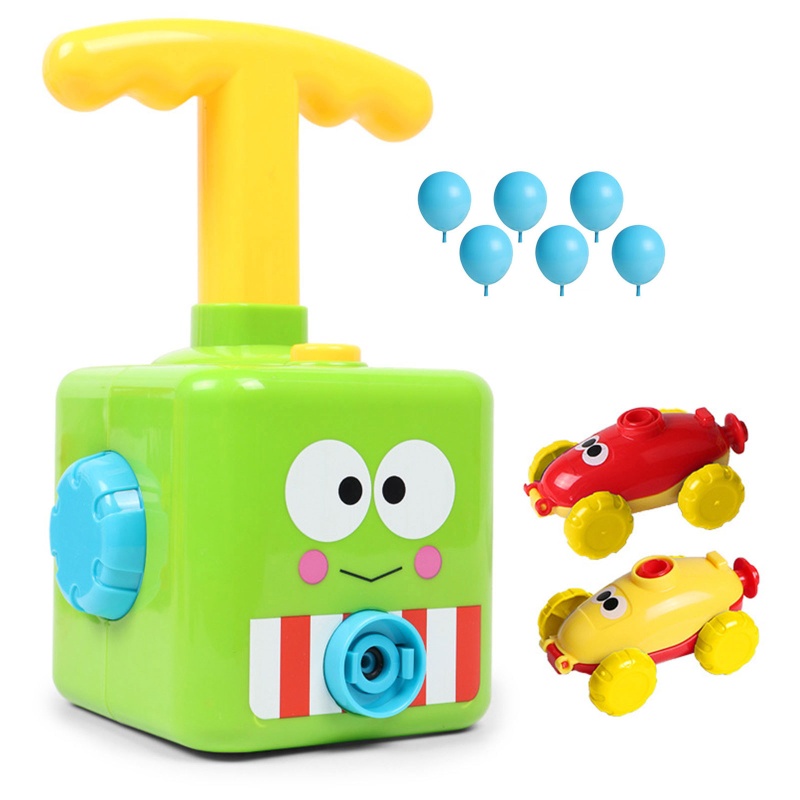 Mary Mainan Balon Mobil Sliding Interaktif Burung/Untuk Kodok/Kendaraan Bebek Untuk w/Air Launcher One-press Button Balita Aktif