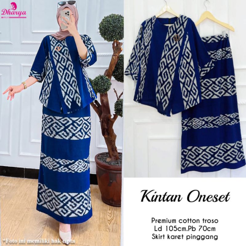 Setelan Wanita Rok Kintan Etnik