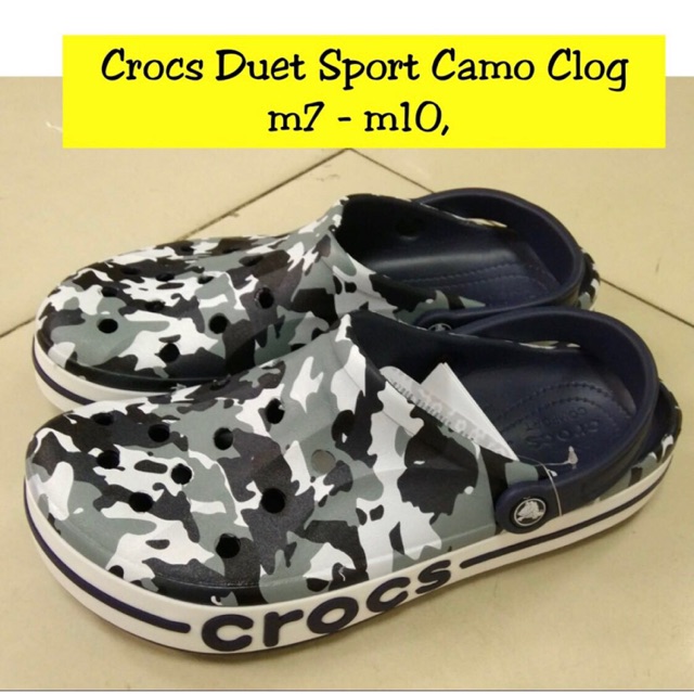 crocs duet camo