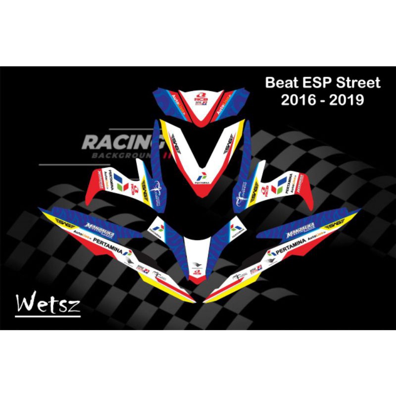 Decal Mandalika Beat ESP 2016 - 2019 (Full Body)