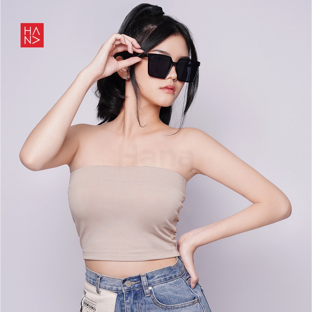 HanaFashion JKT - Marina Tube Bra Crop Top Kemben Pendek Wanita - TT074