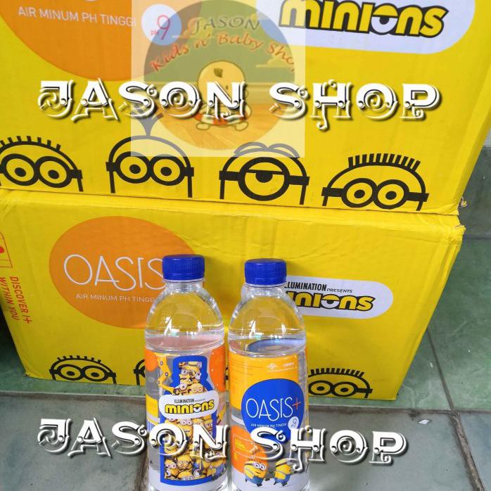 Air mineral Oasis+ ph9 (24 botol)/Air Minum Oasis+ ph9 UVL