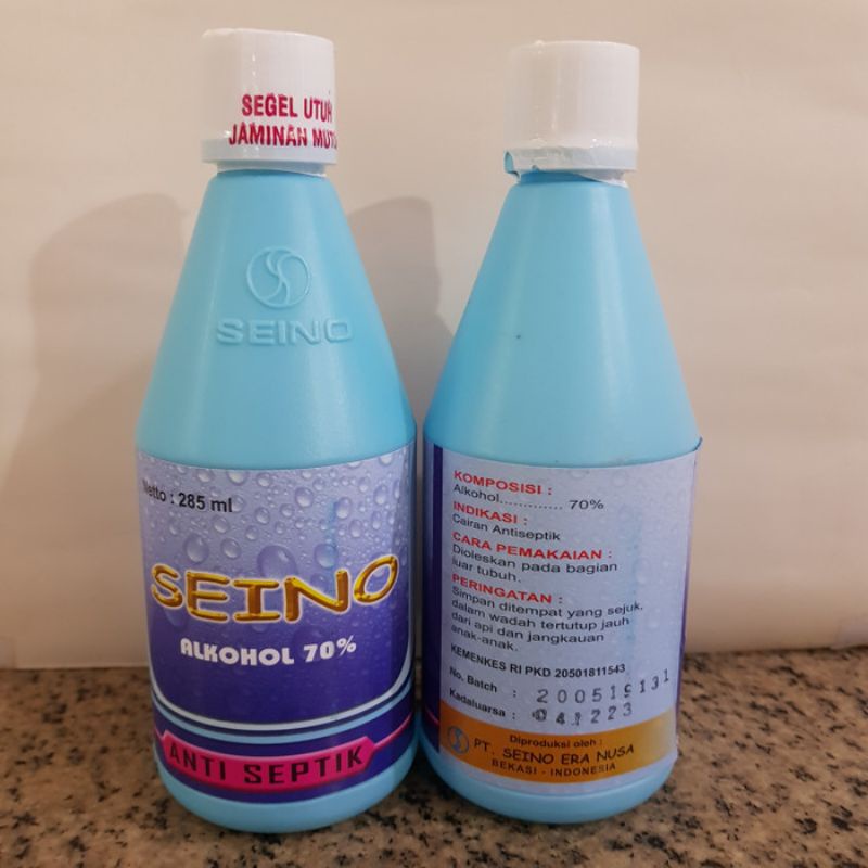 Cairan alkohol 70% Seino 285 ml