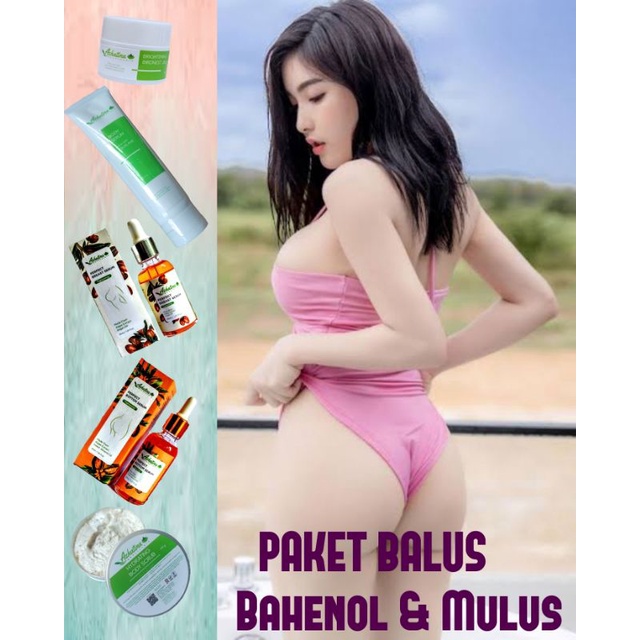 AZHATINA PAKET KOMPLIT/ BREAST SERUM/ BOTTOM SERUM/ BIRDNEST JELLY/ BODY SERUM/SCRUB