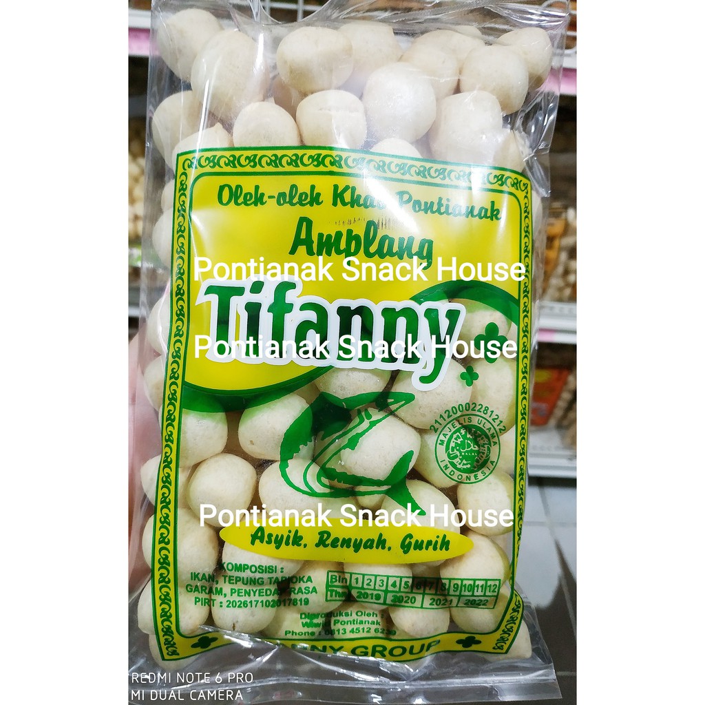 

Enak! Amplang Tifanny Khas Pontinak Uk. Sedang