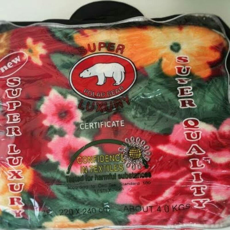 selimut polar bear jumbo