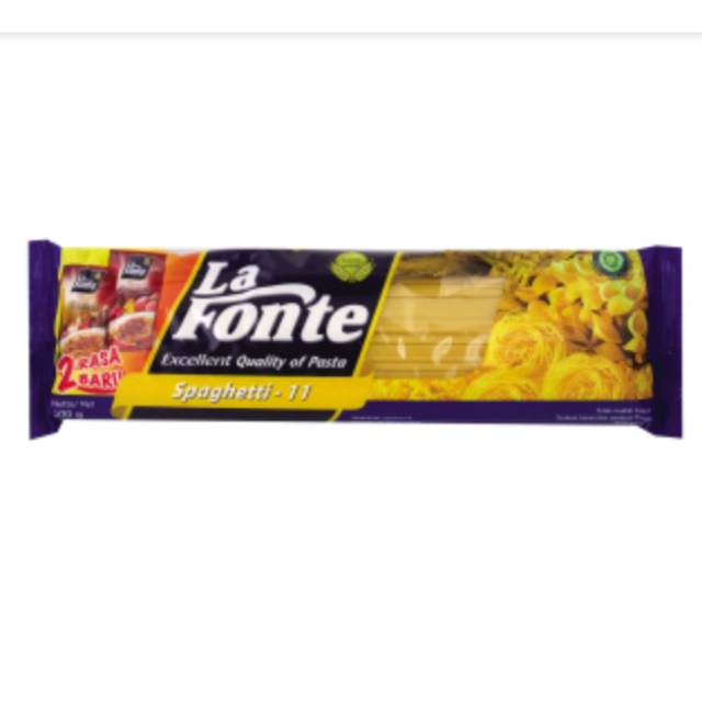 

La Fonte spaghetti / fusilli pack 450gram