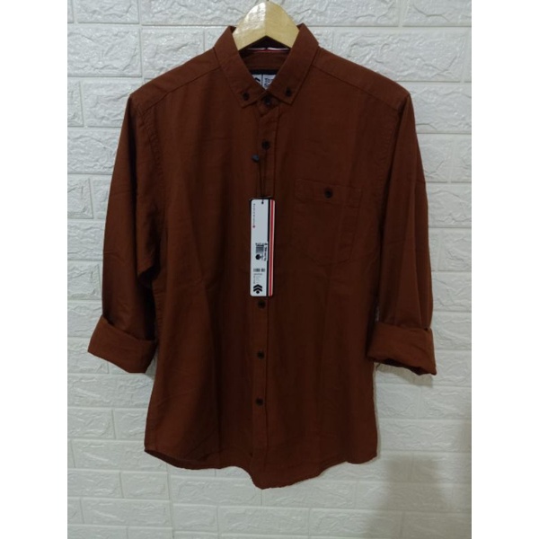 Kemeja Polos Panjang Pria Distro Merk Tote Sport Premium Bahan Sigerat Tebak kemeja Pesta Ukuran M L XL Kemej Cowo Keren