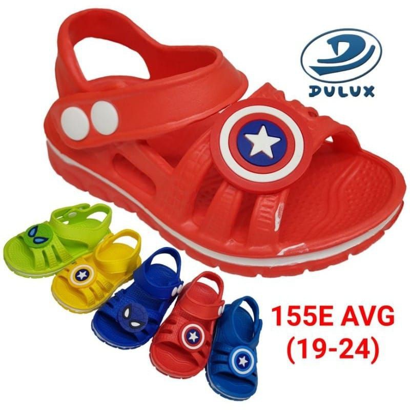GROSIR (6 PASANG) Sandal Karet Pilon Dulux Anak 155e/Sandal Karet Anak Cowok/Sandal Baby
