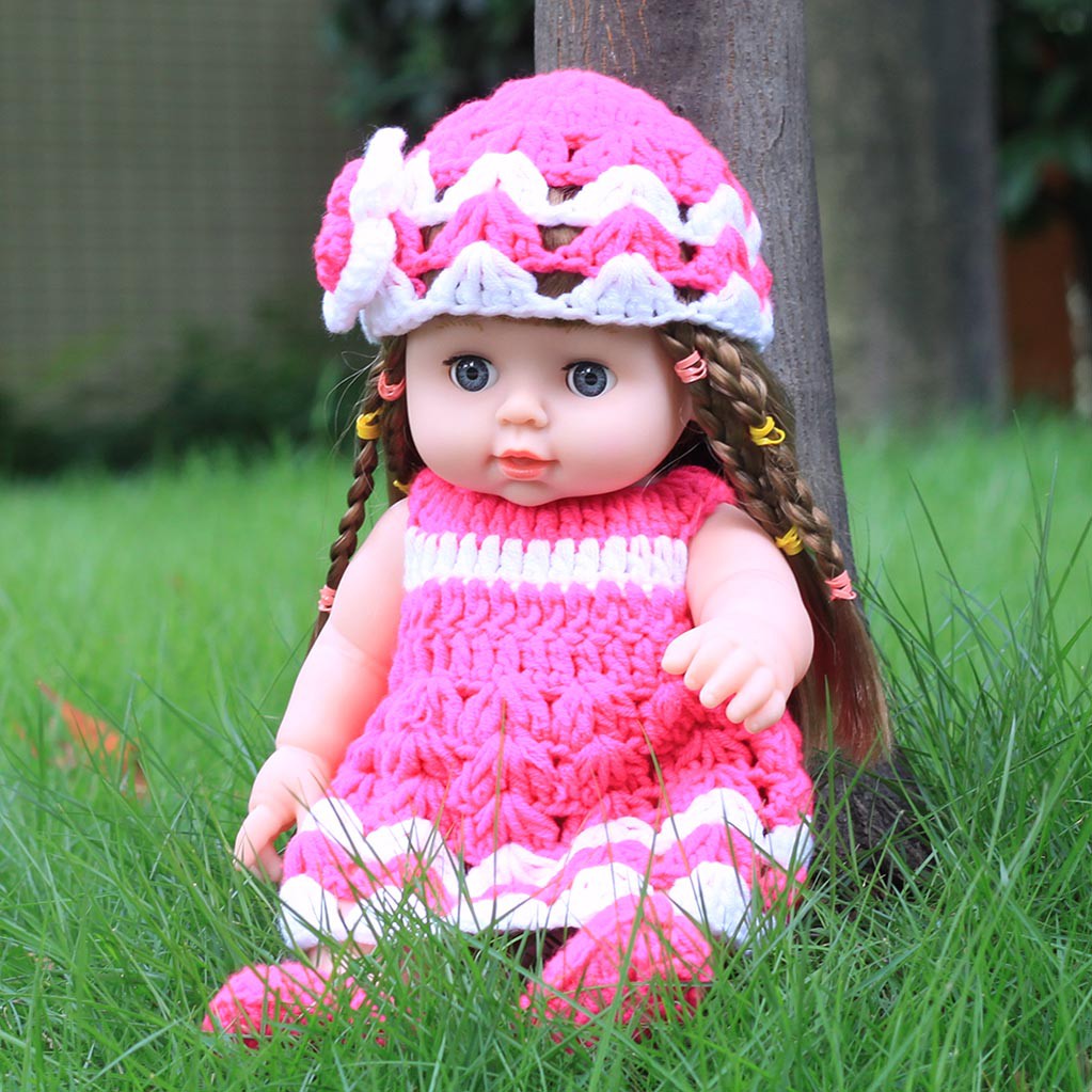 Mainan Boneka Bonekanya Perempuan Mata Bergerak Ukuran 30cm Untuk
