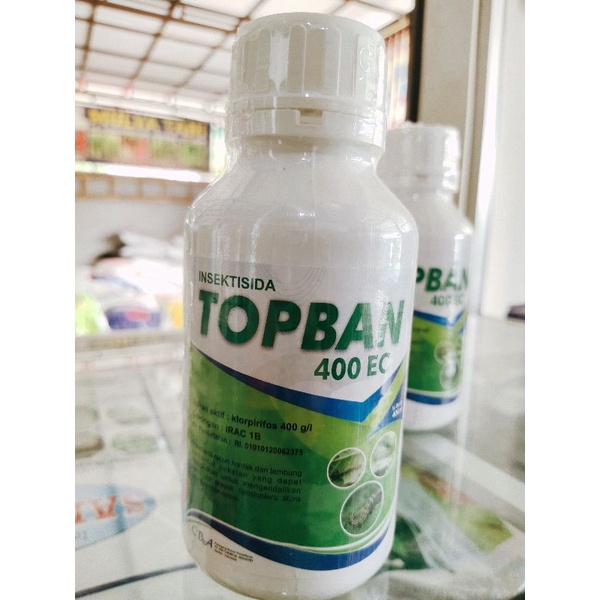 TOPBAN 400EC /KLORPYRIFOS 400EC ORIGINAL 1LITER