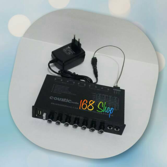 Parametrik EQ/Pre Amp/Usb/Sd Card input/Mic input. Coustic CA-803.FREE ADAPTOR dan JACK.