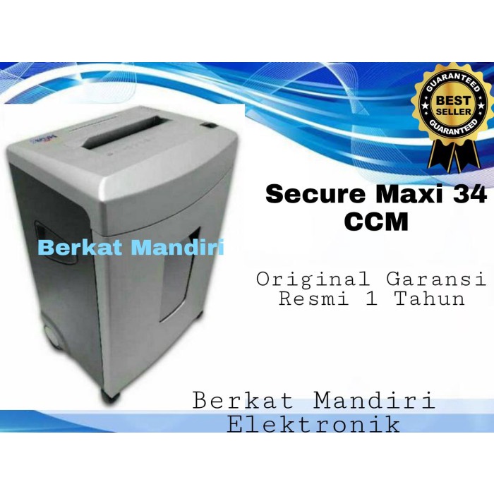 MESIN PENGHANCUR KERTAS SECURE MAXI 34CCM