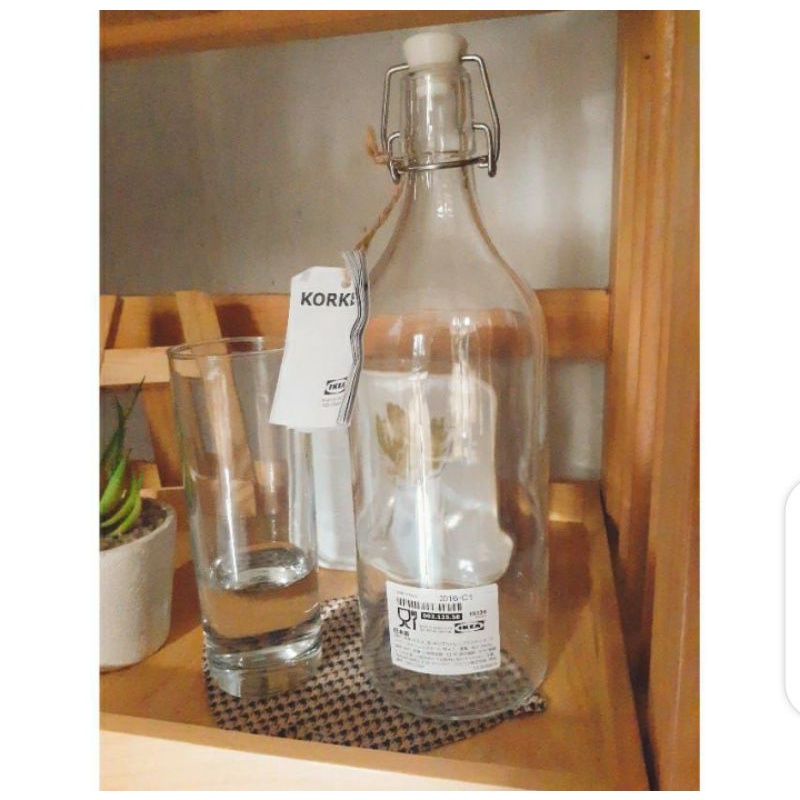 botol minyak 1 liter / botol serbaguna / botol kaca / botol aesthetic