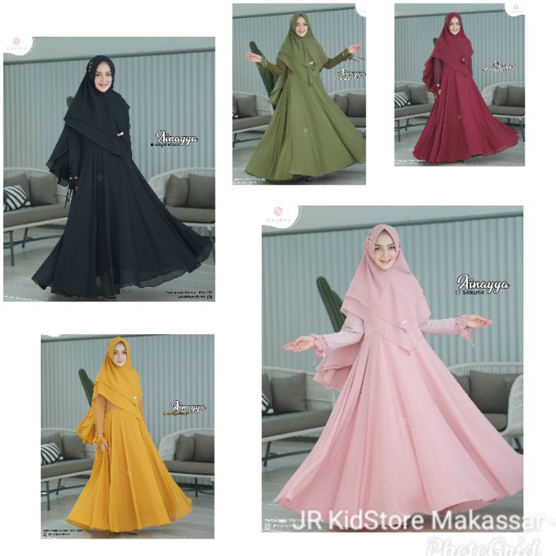 (READY STOCK)GAMIS AINAYYA BY VALDYA/GAMIS PREMIUM/GAMIS SULTAN/GAMUS MEWAH