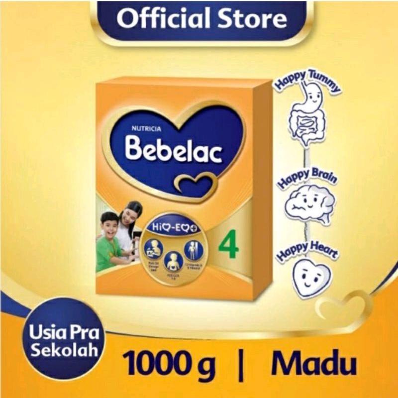 

Bebelac 4 1000gr, kemasan PUTIH