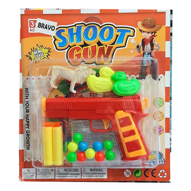 Mainan anak pistol nerf set pistol mainan